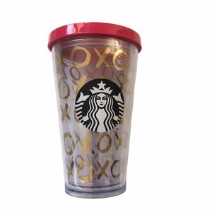 Starbucks 2014 XO Tumbler pink/gold